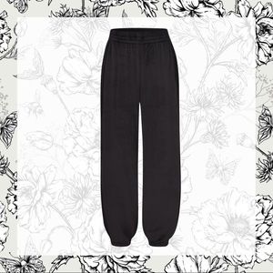 SKIMS Velour Oversized Jogger in Soot size XS